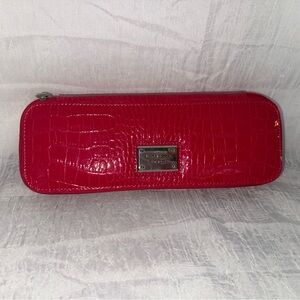 Liz Claiborne Vintage Leather Travel Jewelry Case